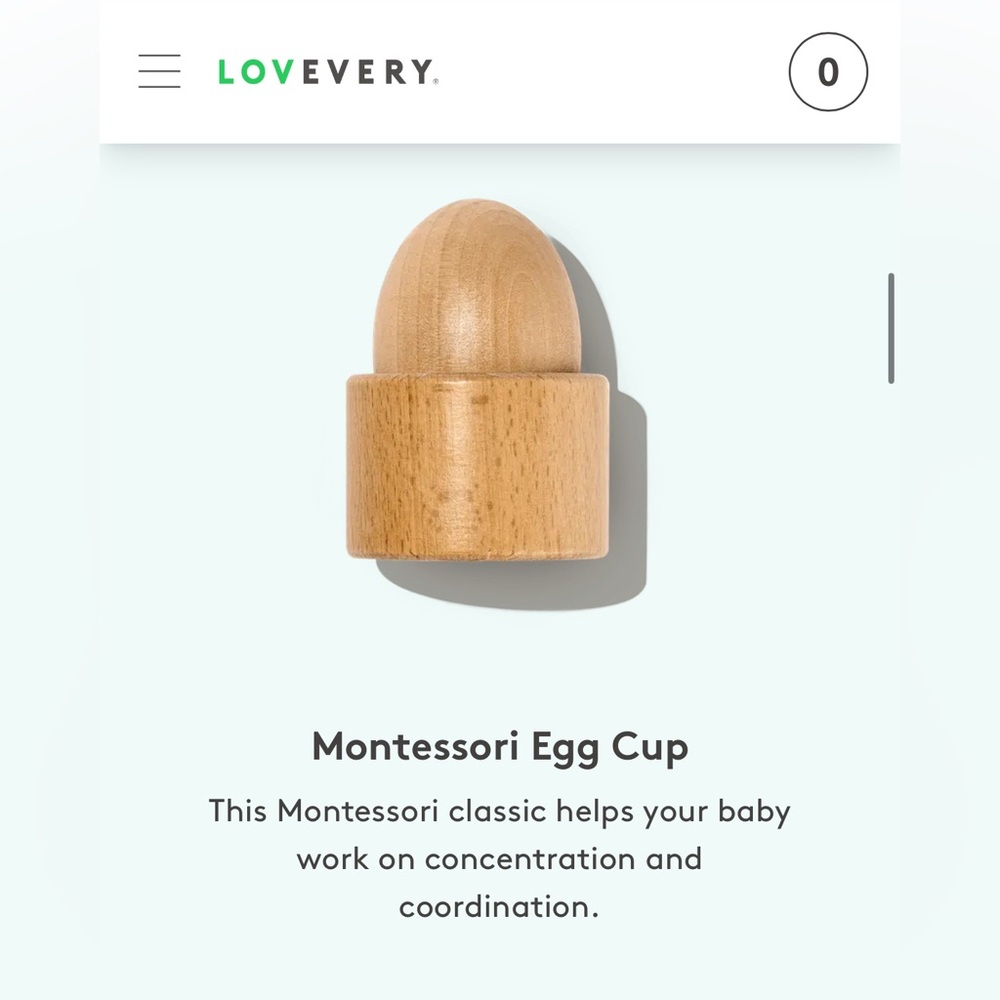 Lovevery Montessori Egg Cup